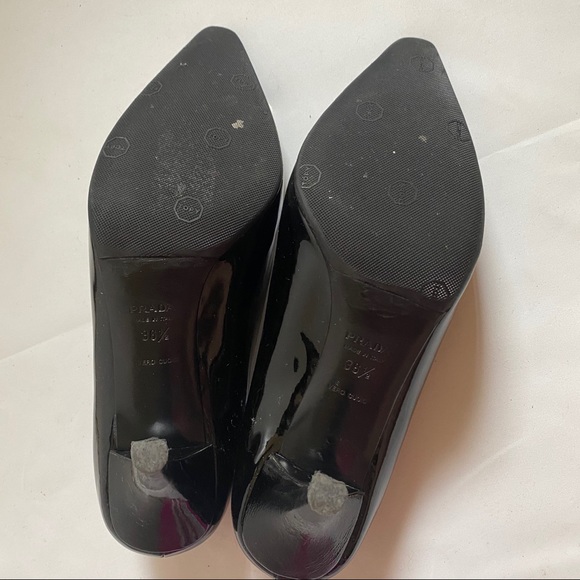 Prada black shoes sz 36.5 - Picture 5 of 8